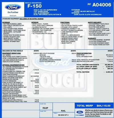 2023 Ford F150 Crew Cab, $41150. Photo 1