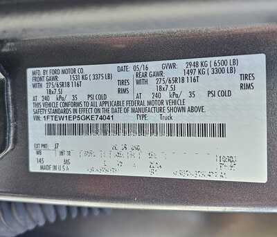 2016 Ford F150 Crew Cab, $9900. Photo 10