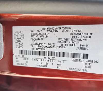 2019 Ford Escape, $7500. Photo 10