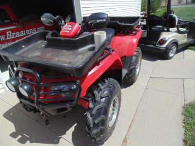 2012 Arctic Cat ATV, $4999. Photo 1