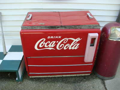 1957 Coke Clock,cooler , $300. Photo 1