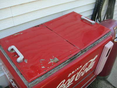 1957 Coke Clock,cooler , $300. Photo 8