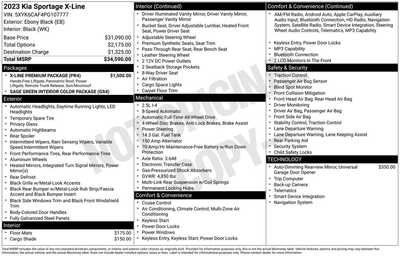 2023 Kia Sportage, $25500. Photo 10