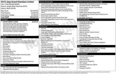 2019 Jeep Grand Cherokee, $16900. Photo 8