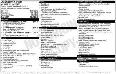 2025 Chevrolet Trax, $22900. Photo 8