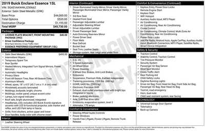 2019 Buick Enclave, $14900. Photo 9