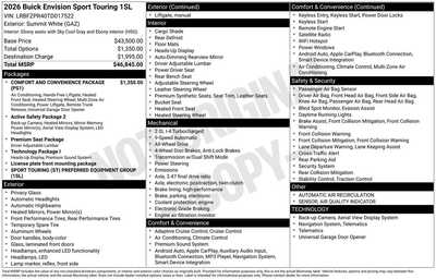 2026 Buick Envision, $44845. Photo 10