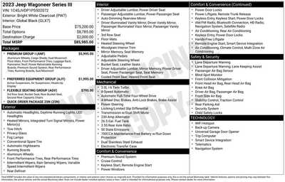 2023 Jeep Wagoneer, $45680. Photo 10