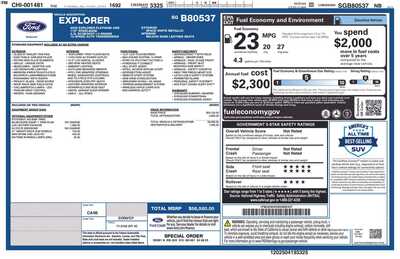 2025 Ford Explorer, $48900. Photo 9