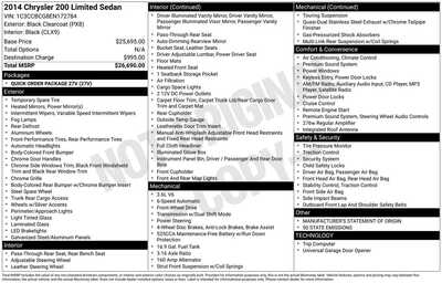 2014 Chrysler 200, $0. Photo 8