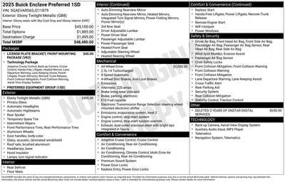 2025 Buick Enclave, $39900. Photo 9