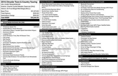 2016 Chrysler Town & Country, $13500. Photo 9