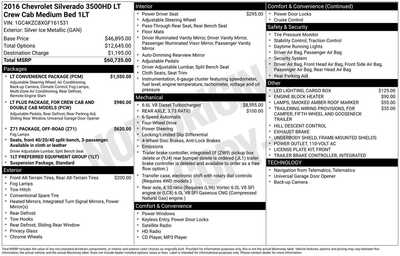 2016 Chevrolet 3500 Crew Cab, $38680. Photo 10