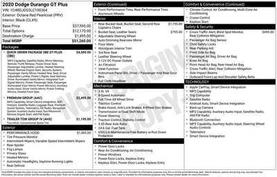 2020 Dodge Durango, $24900. Photo 10