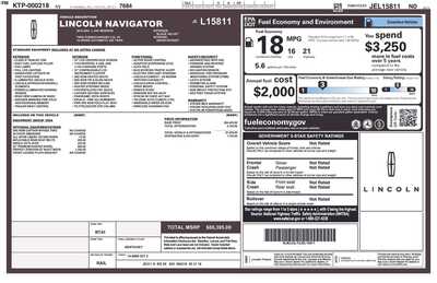 2018 Lincoln Navigator L, $0. Photo 10