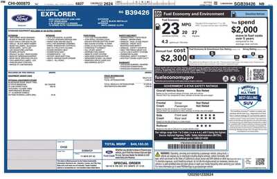 2025 Ford Explorer, $42080. Photo 10