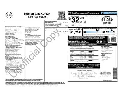 2020 Nissan Altima, $13080. Photo 9