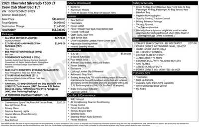 2021 Chevrolet 1500 Crew Cab, $36080. Photo 10