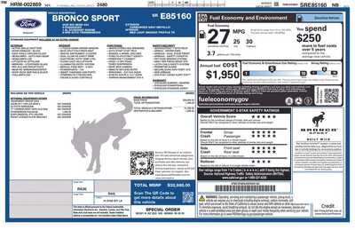 2025 Ford Bronco Sport, $30080. Photo 9