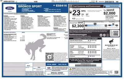 2025 Ford Bronco Sport, $32900. Photo 10