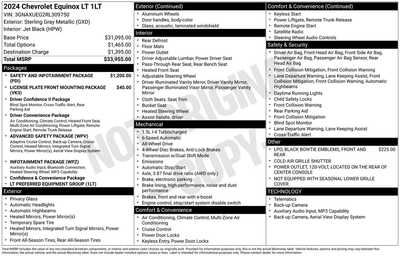 2024 Chevrolet Equinox, $20080. Photo 9