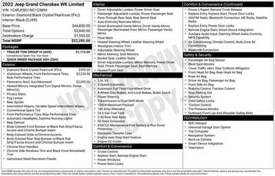 2022 Jeep Grand Cherokee, $24900. Photo 10