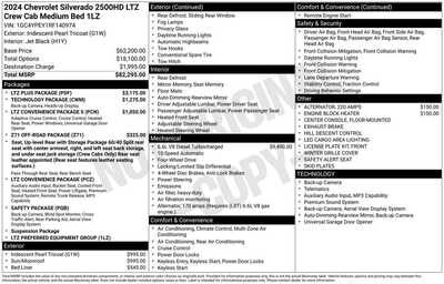2024 Chevrolet 2500 Crew Cab, $61900. Photo 10