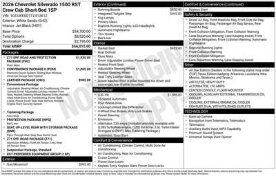 2026 Chevrolet 1500 Crew Cab, $57015. Photo 10