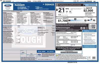 2022 Ford Ranger Crew Cab, $0. Photo 10