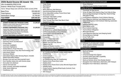 2026 Buick Encore GX, $38880. Photo 10