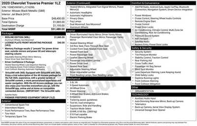 2020 Chevrolet Traverse, $19500. Photo 10