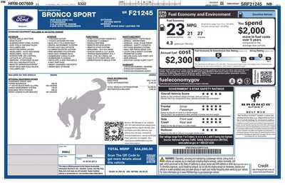 2025 Ford Bronco Sport, $34900. Photo 10