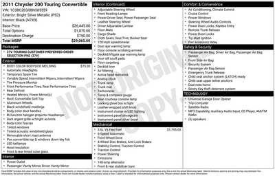 2011 Chrysler 200, $9900. Photo 10