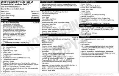 2020 Chevrolet 1500 Ext Cab, $21900. Photo 9