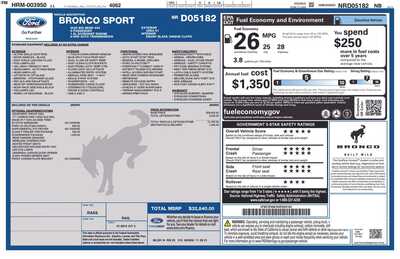 2022 Ford Bronco Sport, $21900. Photo 9