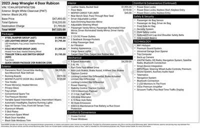 2023 Jeep Wrangler, $33900. Photo 10