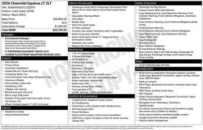 2026 Chevrolet Equinox, $31500. Photo 9