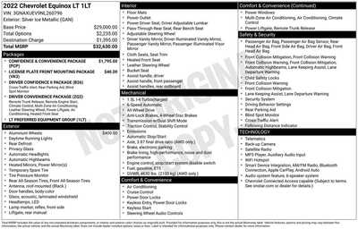 2022 Chevrolet Equinox, $19500. Photo 10