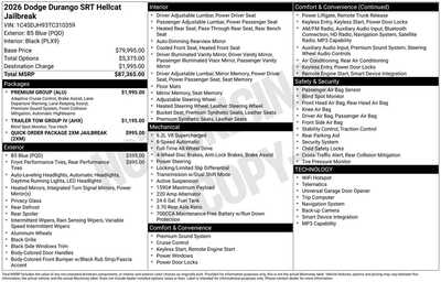 2026 Dodge Durango, $79900. Photo 9
