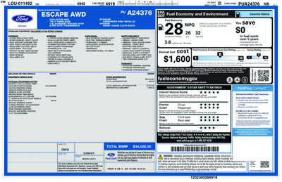 2023 Ford Escape, $26500. Photo 10