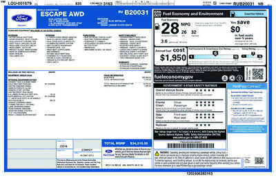 2024 Ford Escape, $25900. Photo 10