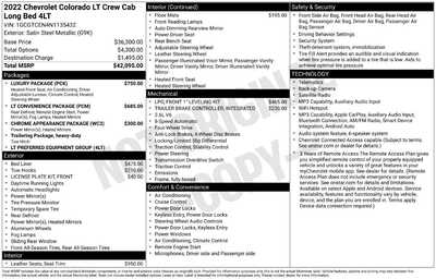 2022 Chevrolet Colorado Crew Cab, $34900. Photo 10