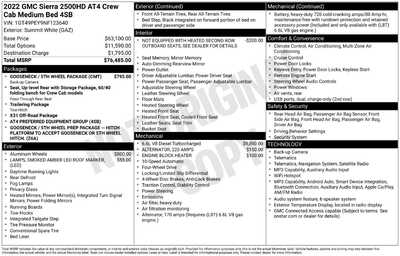 2022 GMC 2500 Crew Cab, $56900. Photo 9