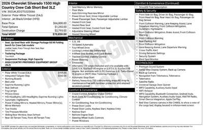 2026 Chevrolet Silverado 1500, $64550. Photo 10