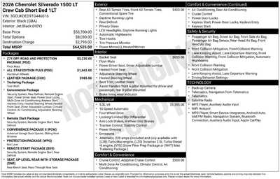 2026 Chevrolet Silverado 1500, $0. Photo 10