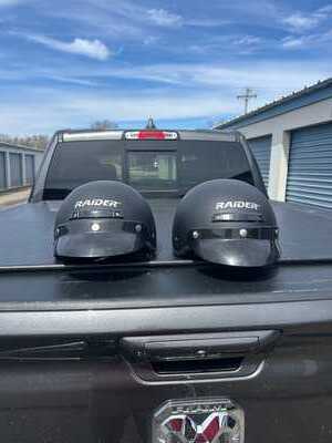  Raider Cycle Helmets, $75. Photo 1