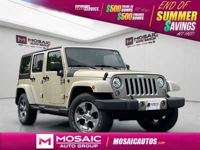 2017 Jeep Wrangler Unlimited, $22990. Photo 1