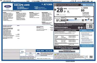 2025 Ford Escape, $28374. Photo 1