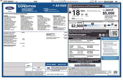 2025 Ford Expedition, $83570. Photo 1