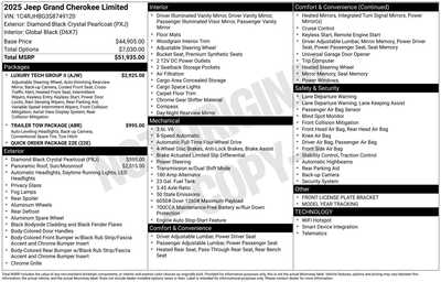 2025 Jeep Grand Cherokee, $49284. Photo 7